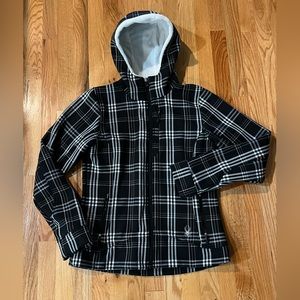 Spyder Women’s Jacket Black/White Size L Like New!!